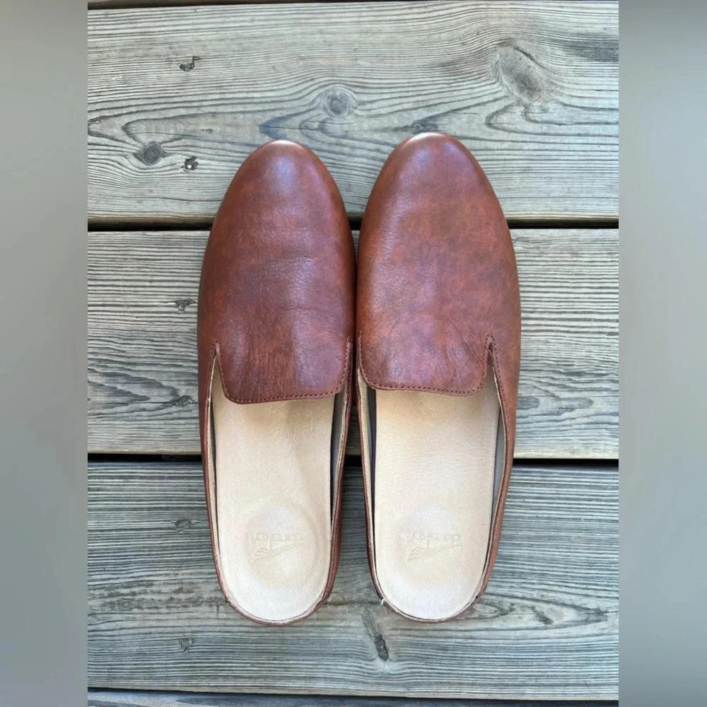 Women's Dansko Lexie Saddle Milled Nappa Leather Sz 38